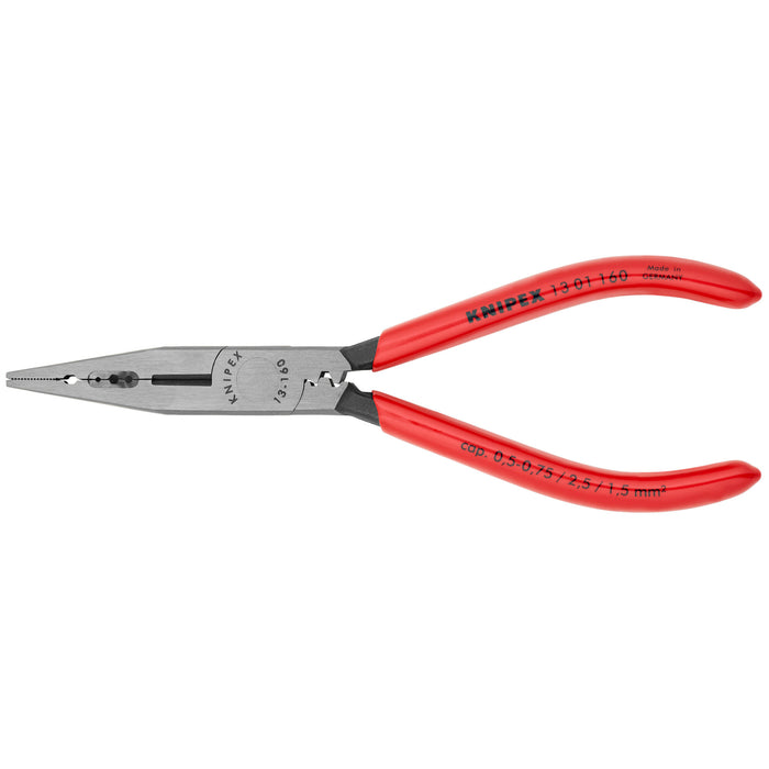 Knipex 13 01 160 SB 6 1/4" 4-in-1 Electricians' Pliers-Metric Wire