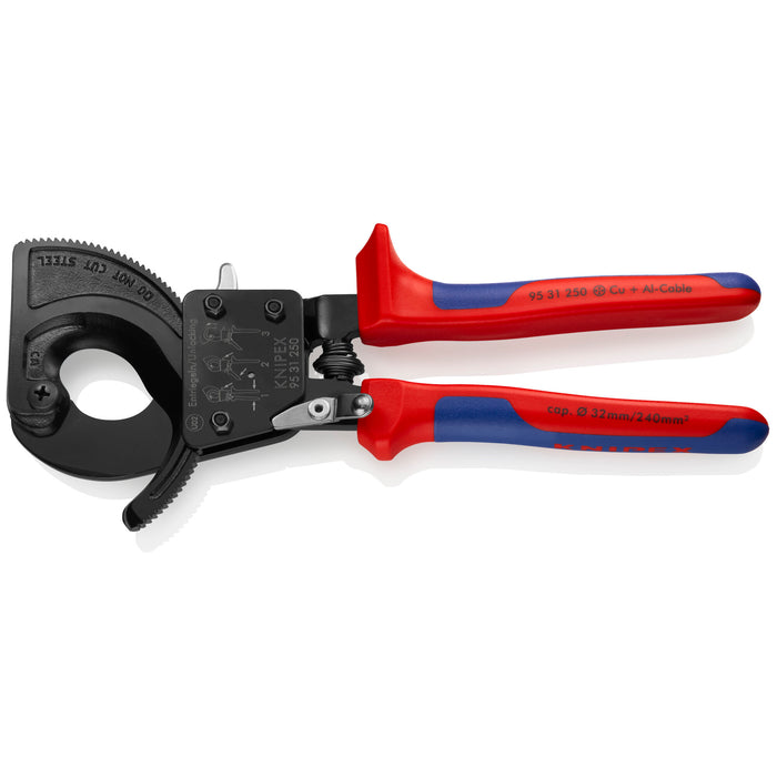 Knipex 95 31 250 SBA 10" Ratcheting Cable Cutters