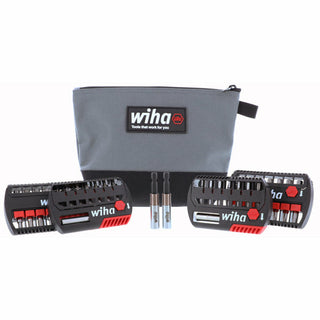 Wiha Tools 76886 34 Piece MaxxTor Impact Bits Set with General Purpose Zipper Pouch