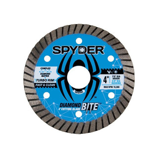 Spyder 14115 Masonry Cutting Wheel, Cont. Turbo, 4"