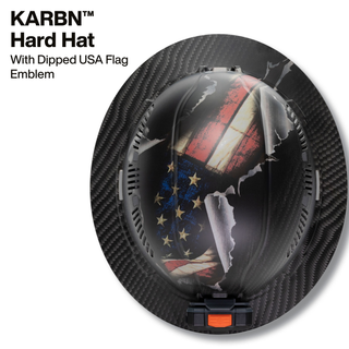 Klein Tools 60347FS Hard Hat, Freedom Series KARBN Pattern, Vented Full Brim, Class C
