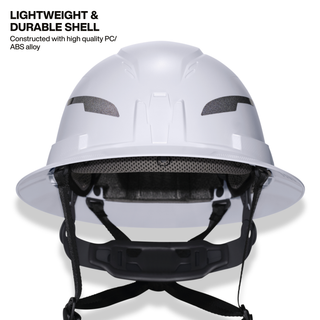 Klein Tools 60930T2 Class E Type-2 Hard Hat, Non-Vented Full Brim Style with Strap, High Visibility Orange