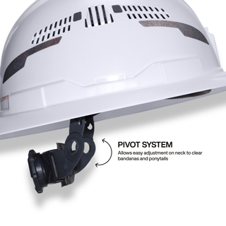 Klein Tools 60407T2RL Type-2 Hard Hat, Vented Full Brim with Rechargeable Headlamp, White