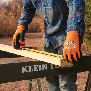 Klein Tools Winter Knit Dipped Gloves, Cut Level A1, Touchscreen