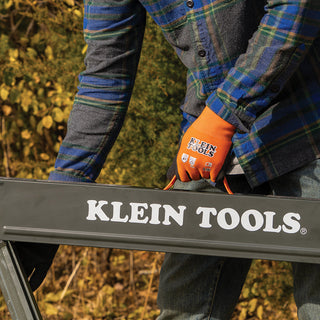 Klein Tools Winter Knit Dipped Gloves, Cut Level A1, Touchscreen