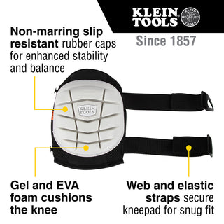 Klein Tools 60849 Non-Marring Lightweight Gel Knee Pad