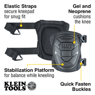 Klein Tools 60895 Semi-Round Stabilizer Knee Pad