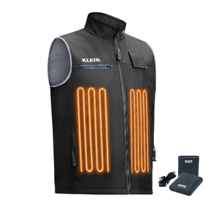 Klein Tools 60955FR Flame-Resistant Heated Base Layer Vest, X-Large