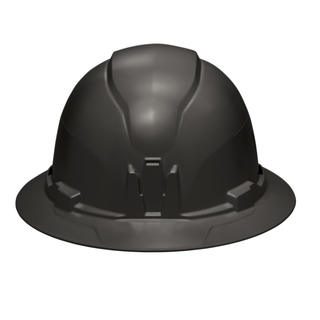 Klein Tools 60961 Hard Hat, Vented, Full Brim Style, Black