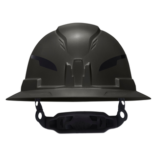 Klein Tools 60960T2 Class E Type-2 Hard Hat, Non-Vented Full Brim Style with Strap, Black