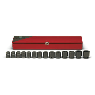 Wright Tool 610 3/4" Drive 6 Point Standard Impact Socket Set 14 Pc.