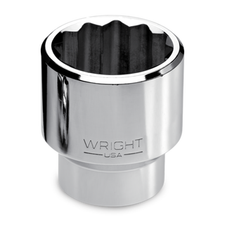 Wright Tool 8148 Square 12 Point Standard Socket 1 Inch Drive