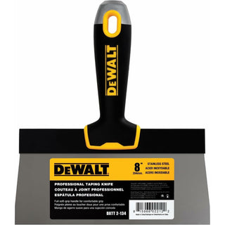 Dewalt DXTT-2-134 8" Taping Knife Stainless Steel With Soft Grip Handle