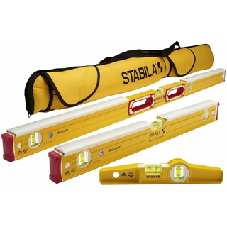 Stabila 48296 Type 196-2 K Mason 3 Level Set & Case