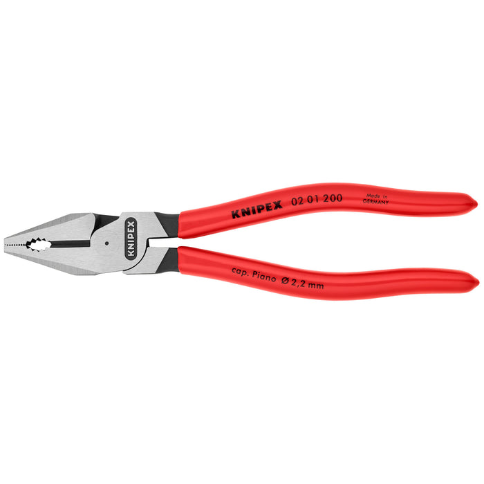 Knipex 02 01 200 8" High Leverage Combination Pliers