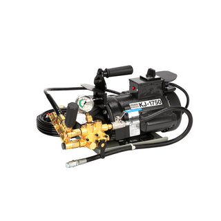 Ridgid 62687 KJ-1750 Jetter with Dual Pulse: H-41, H-42, and H-44 1/8" NPT Nozzles, H-51 and H-52 1/4" NPT Nozzles, 50' x 1/8" (15.2 m x 3.2 mm)  Sink Trap Hose, Nylon Storage Bag