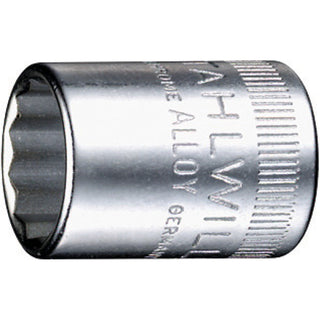 Stahlwille 01530034 40aD 12-pt 1/4" Socket, 9/16"