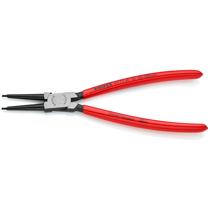 Knipex 44 11 J3 9" Internal Snap Ring Pliers-Forged Tips
