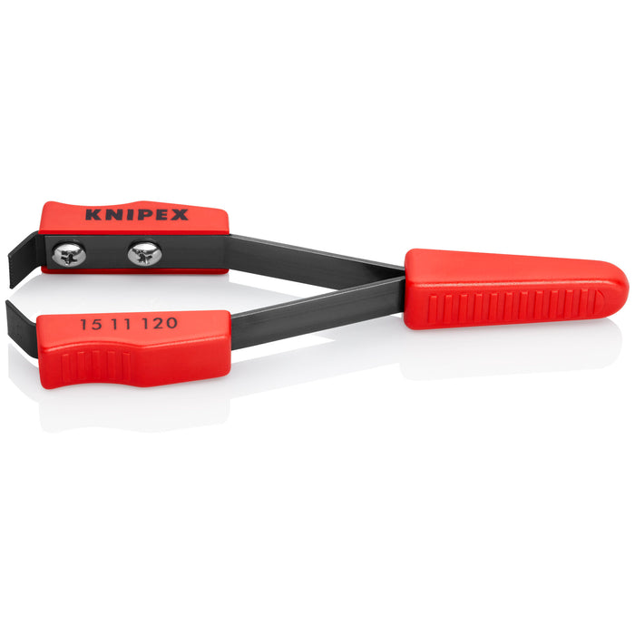 Knipex 15 11 120 4 3/4" Steel and Plastic Stripping Tweezers Magnetic Tips