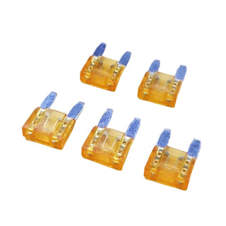 Philmore 64-6005 5A Mini Blade Automotive Fuse, Tan, 5 Pack