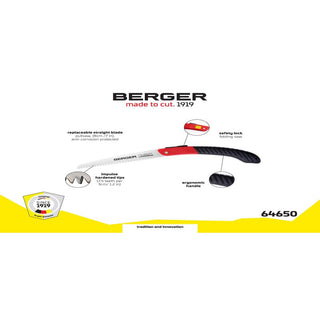 Berger Tools 64650 Pruning Saw, 7 Inch Folding