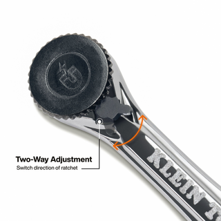 Klein Tools 65200MAG Slim-Profile Magnetic Mini Ratchet