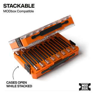 Klein Tools 652216HEXL Long Hex Bit Socket Set, SAE and Metric, 16 Pc.