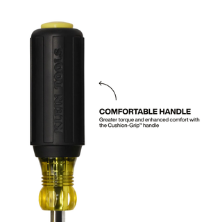 Klein Tools 65408M Metric Color-Coded Nut Driver, Heavy-Duty Hollow-Shaft, 8 mm