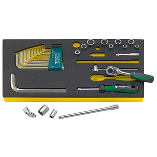 Stahlwille 96830364 Tool set No.TCS 1/4 ZOLL 10760 CV QR 27-pcs.