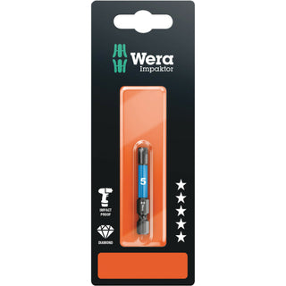 Wera 840/4 IMP DC Impaktor bits SB, 5 x 50 mm