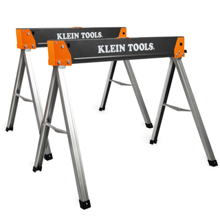 Klein Tools 66187 Fixed-Leg Saw Horse, 2-Pack
