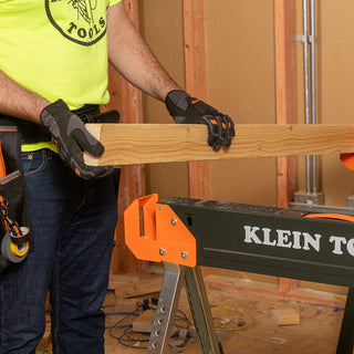 Klein Tools 66188 Adjustable-Leg Folding Saw Horse and Jobsite Table