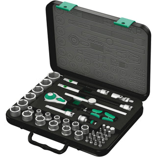 Wera 8100 SB 2 Zyklop Speed Ratchet Set, 3/8" drive, metric, 43 pieces