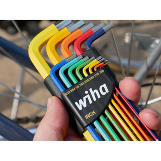 Wiha Tools Tools 66981 Ball End Color Coded Inch Hex L-Key Set, 13 Pc.