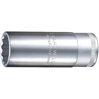 Stahlwille 03420024 51a 1/2" Extra Deep 12-pt Socket, 3/8"
