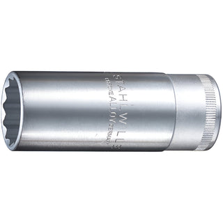 Stahlwille 03020014 51 1/2" Extra Deep 12-pt Socket, 14 mm
