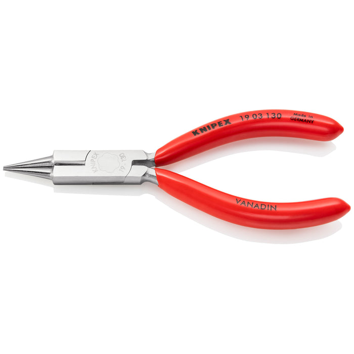 Knipex 19 03 130 5 1/4" Round Nose-Jeweler's Pliers