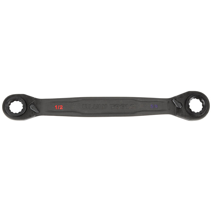 Klein Tools 68216 4-in-1 Ratcheting Wrench Set, SAE, 2 Pc.