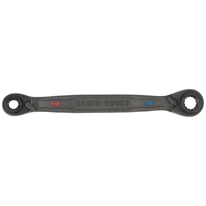 Klein Tools 68216 4-in-1 Ratcheting Wrench Set, SAE, 2 Pc.