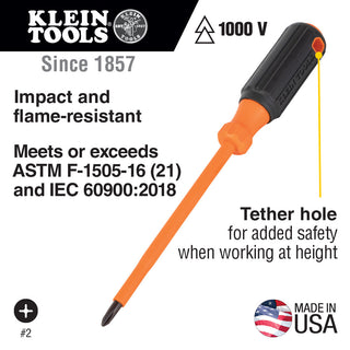 Klein Tools 85820 Color-Coded Screwdriver Set, 20 Pc.