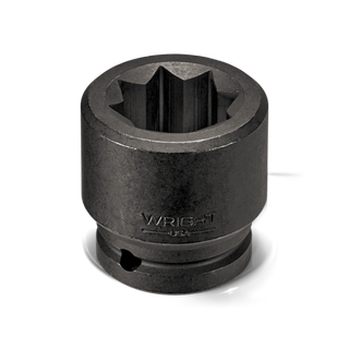Wright Tool 6876 8 Point Double Square Impact Railroad Socket.
