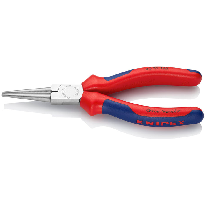 Knipex 30 35 160 6 1/4" Long Nose Pliers-Round Tips
