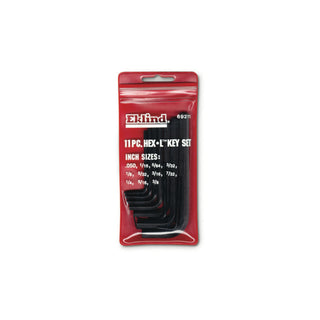 Wright Tool 9E69211 Fractional L-Key Set Short Arm in Pouch