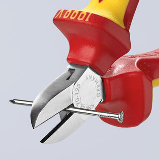 Knipex 70 06 125 5 1/4" Diagonal Cutters-1000V Insulated