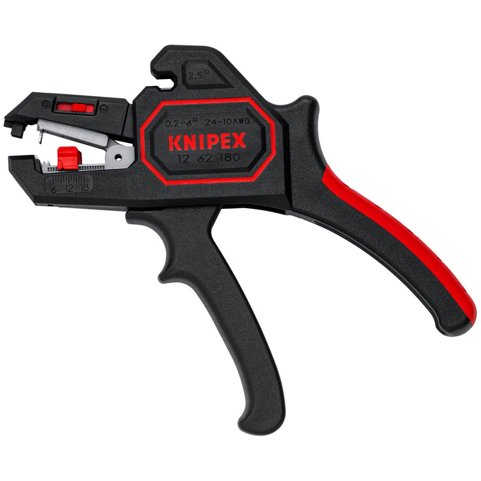 Knipex 12 62 180 7 1/4" Automatic Wire Stripper 10-24 AWG