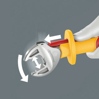 Wera 6004 Joker VDE XS VDE-insulated, self-setting spanner, 7-10 x 1/4-3/8" x 119 mm
