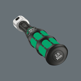 Wera Click-Torque XP 1 pre-set adjustable torque wrench for insert tools, 2.5-25 Nm, 2.5 Nm, 9x12 x 2.5 Nm x 2.5-25 Nm