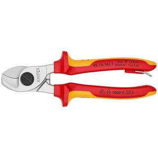 Knipex 95 16 165 T 6 1/2" Cable Shears-1000V Insulated, Tethered Attachment