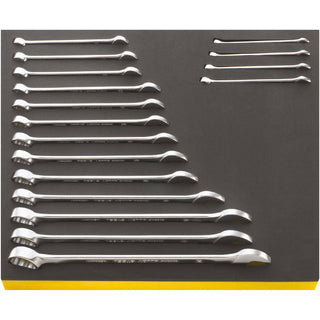 Stahlwille 96830164 TCS 13/17 6-24mm Combination Spanner 17 pcs. in TCS Inlay