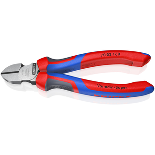 Knipex 70 02 160 KnipeXtend Diagonal Cutters, 6 1/4"